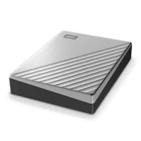 WD My Passport Ultra 4 TB 2.5 Zoll USB-C 3.0 (5Gb/​s) Silber externe Festplatte HDD