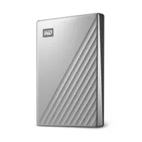 WD My Passport Ultra 2 TB 2.5 Zoll USB-C 3.0 (5Gb/​s) Silber externe Festplatte HDD