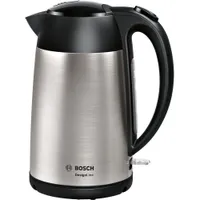 Bosch TWK3P420 Wasserkocher, DesignLine, kabellos 1,7 l, 2.400 W, edelstahl