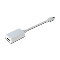 DIGITUS AK-340404-001-W Mini-Displayport Adapter zu HDMI A St./Bu. 15cm weiß