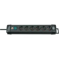 Brennenstuhl Premium-Line Steckdosenleiste 6-fach 3m schwarz 