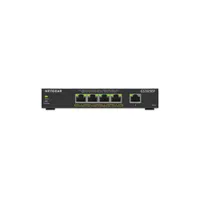 NETGEAR GS305EP PoE Switch 4 Port Gigabit Ethernet LAN Switch PoE+ 63W Plus (5 Ports Plug-and-Play, Managed Netzwerk Switch PoE, IGMP Snooping, QoS, VLAN, Lüfterloses Metallgehäuse)