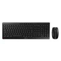 Cherry STREAM RECHARGE Maus-Tastaturkombination Schwarz - 2,4 Ghz, USB-A Dongle, wiederaufladbare NiMH-Akkus