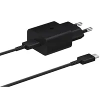 Samsung EP-T1510 Schnellladegerät mit USB-C-Kabel schwarz EP-T1510XBEGEU