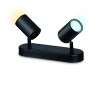 WiZ IMAGEO Spots Deckenleuchte Tunable White 2x5W Schwarz Einzelpack 