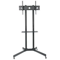 Techly TV Wagen für LCD LED TV 30"-65", mit Ablage 