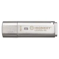 Kingston 32 GB IronKey Locker+ 50 Verschlüsselter USB-Stick Metall USB 3.2 Gen1