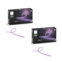 Philips Hue Lightstrip Outdoor 5m White & Col. Amb. 1600lm BT, 2er Pack