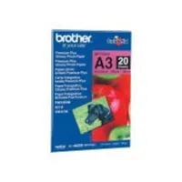 Brother BP71GA3 Fotopapier-A3, Paket mit 20 Blatt, 260 g/qm  