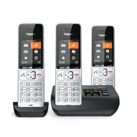 Gigaset Comfort 500A Trio- Schnurlostelefon- Rufnummernanzeige, Anrufbeantworter