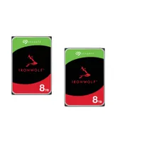 Seagate 2er Set IronWolf NAS HDD ST8000VN002 16TB - 2x8 TB 5400 rpm 3,5 Zoll SATA 6 Gbi