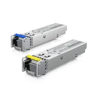 Ubiquiti UniFi UACC-OM-SM-1G-S-2 SFP Transceiver auf LC Simplex 1,25 GBit/s, 2er Pack