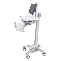 Ergotron StyleView® SV40 Visitenwagen mit Monitorgelenk