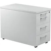 Schubladencontainer auf Rollen, 579x800mm, 3 Schubl., lichtgrau