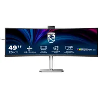 Philips 49B2U5900CH 48.8 Zoll DQHD VA Curved Office Monitor 32:9 DP/HDMI/USB-C PD100W Docking 75 Hz