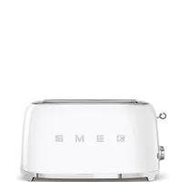 SMEG TSF02WHEU 50s Style 4 Scheiben Langschlitz Toaster Weiß