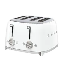 SMEG TSF03WHEU 50s Style 4 Scheiben Toaster Weiß