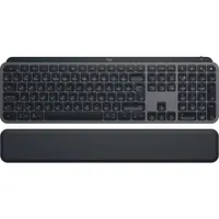Logitech MX Keys S Graphite US International + MX Palm Rest Bundle 