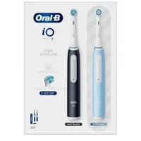 Oral-B iO Series 3n Matt Black/Ice Blue Elektrische Zahnbürste mit 2. Handstück
