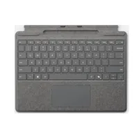 Microsoft Surface Pro Keyboard mit Stiftaufbewahrung platin
