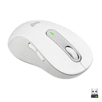Logitech Signature M650 Pale Grey L (Linkshändig) - Bluetooth, Logi Bolt, 4000 DPI, Unterstützt von Logi Options+