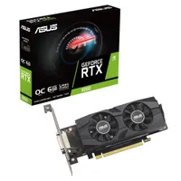 ASUS GeForce RTX 3050 Low Profile OC RTX3050-O6G-LP-BRK 6GB GDDR6 Grafikkarte, DVI, HDMI, DP