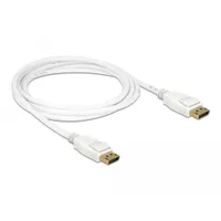 Delock Kabel DisplayPort 1.2 Stecker/ DisplayPort Stecker 4K 3m weiß