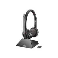 Poly Savi 8220 UC DECT USB-A-Headset, UC DECT, Ladestation, MS-Teams