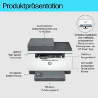 HP LaserJet Pro M234sdn S/W-Laserdrucker Scanner Kopierer USB LAN