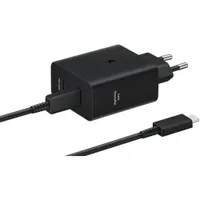 Samsung Schnellladegerät 50W Power Duo + 5A Kabel PD USB-C T5020 Schwarz