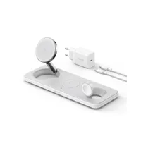 Anker MagGo Magnetic Wireless Ladegerät 15W 3-in-1 Pad weiß