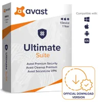 Avast Ultimate - IS, VPN, Cleanup (1 Gerät) - 1 Jahr DE | Download & Produktschlüssel