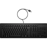 HP 125 G2 Tastatur Schwarz - USB-A, integrierter Nummernblock