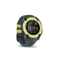 Garmin INSTINCT E Twilight/Electric Lime 40mm Smartwatch 20mm Wechselarmband