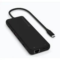 Satechi USB-C (1x 85W PD) 13-in-1 Triple Display Multiport Adapter Schwarz