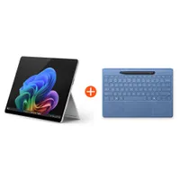 Microsoft Surface Pro (11. Edition) Copilot+ PC 13" 2in1 Platin Snapdragon® X Plus 16GB/512GB SSD Win11 EP2-08345 ohne Netzteil inkl. MS Surface Pro Flex Keyboard +Slim Pen saphir