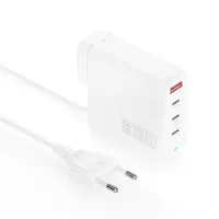 4smarts Ladegerät GaN Flex Pro 100W 3 USB-C+1 USB-A, Travel Edition