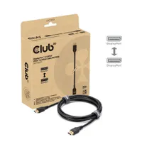 Club 3D DisplayPort 2.1 VESA DP54 zertifiziertes Kabel 8K120Hz St./St. 3m schwarz