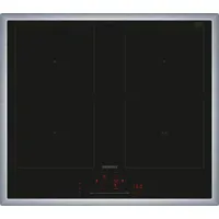 Siemens ED645HQC1E iQ500 Induktionskochfeld 60 cm Schwarz, Mit Rahmen aufliegend