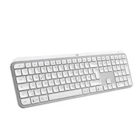 Logitech MX Keys S Pale Grey - USB-C/A, Bluetooth, Logi Bold Adapter, Windows- und Mac Layout, Management via Logitech Options+