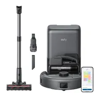 eufy E20 3-in-1 Saugroboter mit Selbstentleerungsstation schwarz