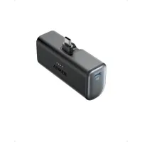 Anker Nano Power Bank 5,000mAh, 22.5W, schwarz, integrierter USB-C-Anschluß