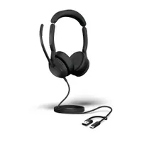 Jabra Evolve2 50 MS Stereo kabelgebunden Headset schwarz USB-A/C