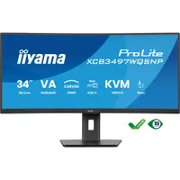 iiyama ProLite XCB3497WQSNP-B1 34 Zoll UWQHD Curved VA LED 21:9 120 Hz Office Monitor