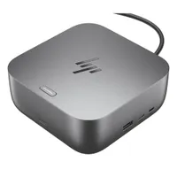 HP Thunderbolt 4 G6 Docking 100W | 2x USB-C (10Gbit/s), 2x USB-A (5Gbit/s), 1x USB-A (10Gbit/s), 1x HDMI 2.1, 2x DP 1.4, RJ-45 (2,5 GbE)