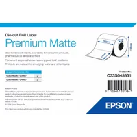 Epson Premium Matte Label Die-cut Roll 102mm x 51mm 650 Stück