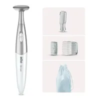 Braun FG1100 Silk-épil Bikinitrimmer Weiß Präzisionshaarentferner