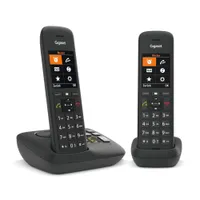 Gigaset C575A Duo Schnurlostelefon Schwarz