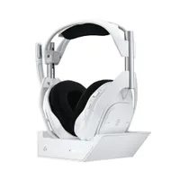 LogitechG ASTRO A50 (Gen 5) Weiß - Kabelloses LIGHTSPEED Gaming-Headset und Basisstation mit PLAYSYNC Audio
