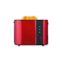 Severin AT 2217 Automatik Toaster Edelstahl Rot